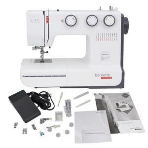 Bernette b35 Swiss Design Sewing Machine with Bonus Bundle image 5