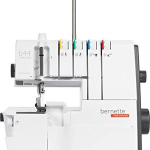 Bernette Funlock b44 Overlock Coverstitch Serger Machine-W/ Bonus Bernette 8pc Presser Foot Kit