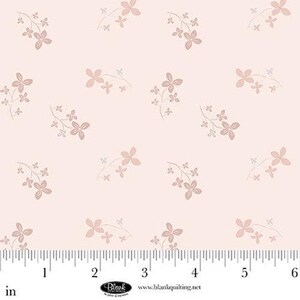 Fabric Blank Quilting Light Rose Flowers Sugar Dreams by the Quarter Yard 4344-03