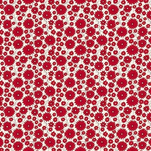 Fabric Marcus Red Garden Aunt Grace Goes Scrappy by the Quarter Yard R351525D-RED