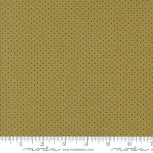 Fabric Moda Basil Dots Dots Dots Pumpkin Spice Gatherings by the Quarter Yard 49293-21
