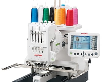 Janome MB-4S Four-Needle Embroidery Machine Plus Deluxe Bonus Kit