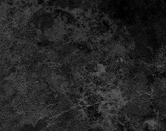 Fabric Northcott Black Stonehenge 108" Wide Back by the Quarter Yard B3937-99