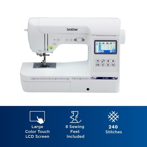 BROTHER SE1900 Computerized Embroidery and Sewing Combo Machine