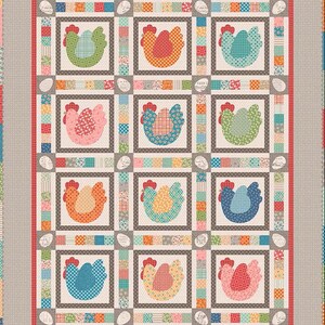 Fabric Riley Blake the Hen House Quilt Kit KT-17160 - Etsy