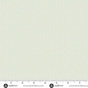 Fabric Andover Laundry Basket Quilts Ice Half Square Triangle Sewing Bird by the Quarter Yard A-1609-L