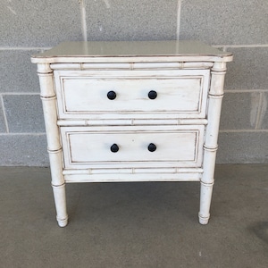 Henry Link Bali Hai Collection Faux Bamboo 2 Drawer Nightstand (Shipping is Not Free or 1 Dollar)