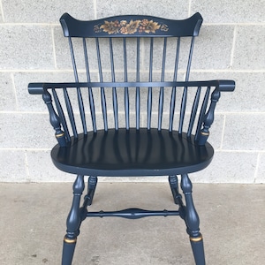 L. Hitchcock New London Harvest Arm Chair (Shipping is NOT FREE or 1 Dollar)