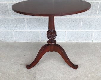 Ethan Allen British Classics Tiger Maple Side Table (Shipping is NOT FREE or 1 Dollar)