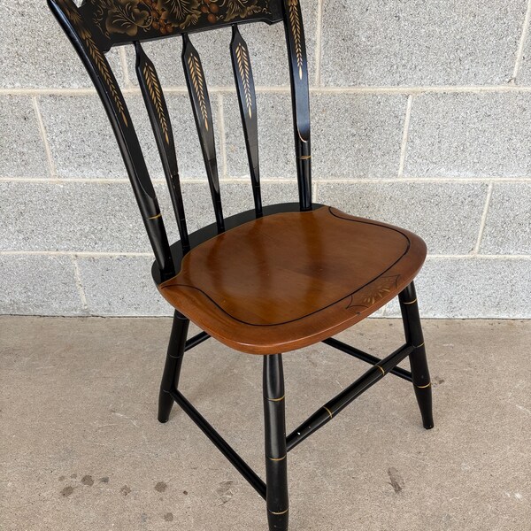 Hitchcock Black Harvest Maple Arrow Back Side Chair (Shipping is NOT FREE or 1 Dollar)