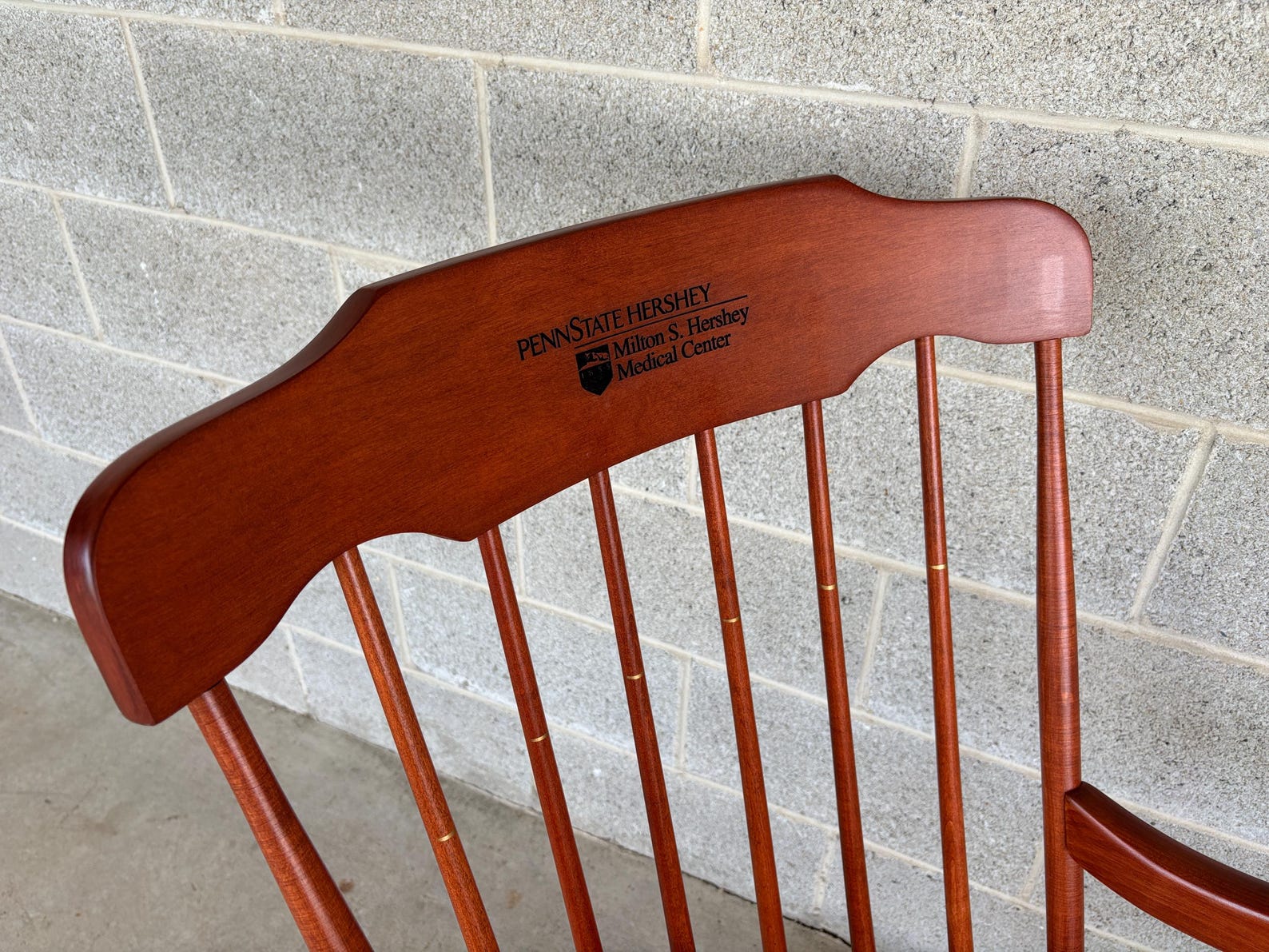 Standard Chair of Gardner Penn State Hershey Maple Rocking Chair ...