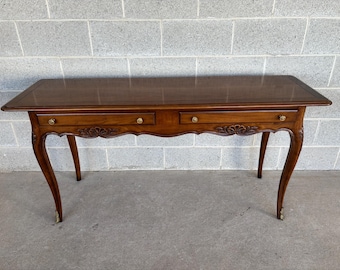 Kindel Country French Province Finish Console Table - Hall Table (Shipping is Not Free or 1 Dollar)