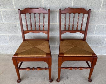 Vintage Wheel Back Windsor Dining Chairs 1 Blue - Etsy