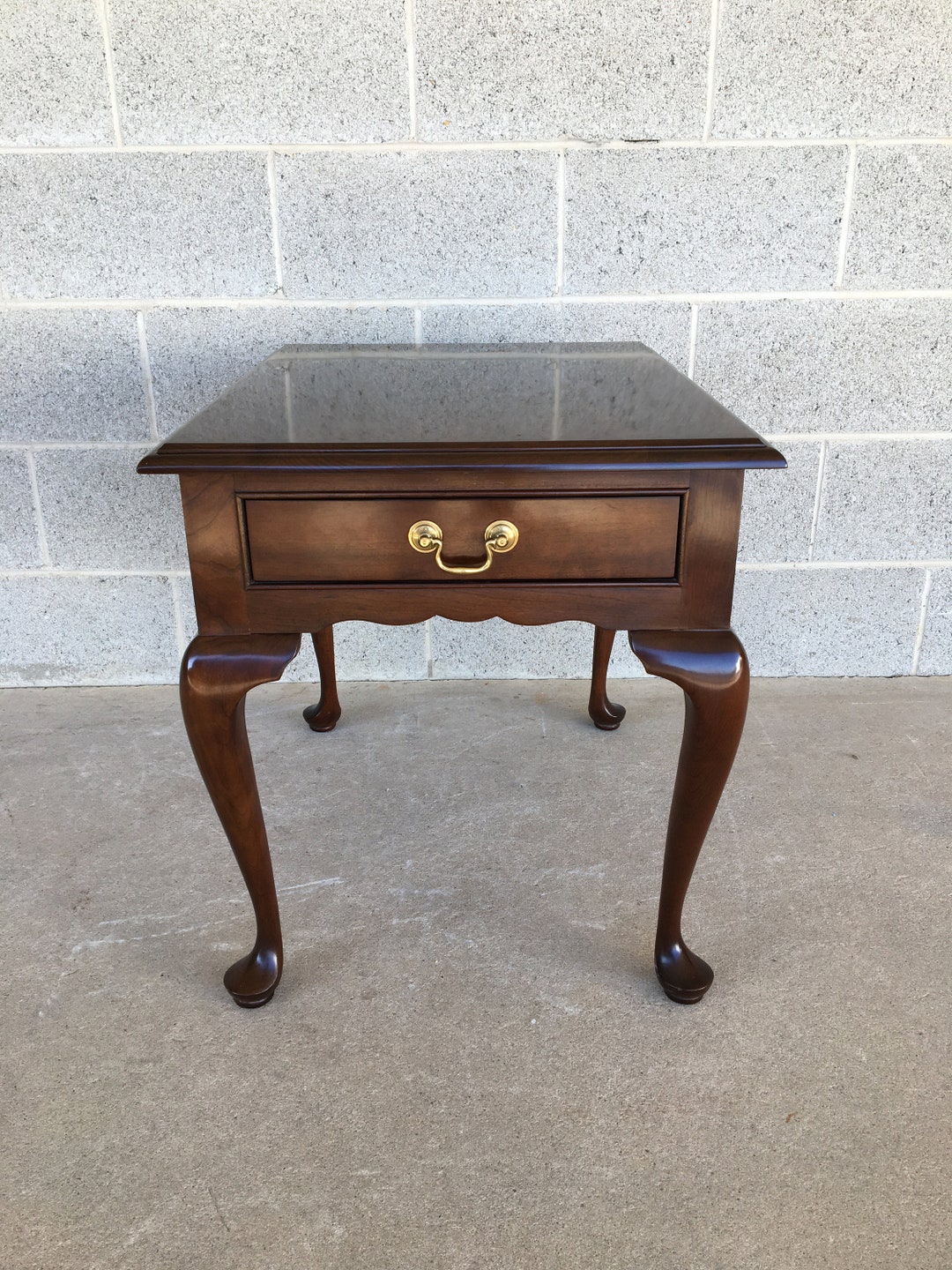 Stickley Cherry Valley Chippendale Style Side Table Etsy