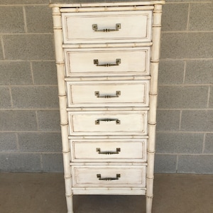 Henry Link Bali Hai Collection Faux Bamboo 6 Drawer Lingere Chest (Shipping is Not Free or 1 Dollar)