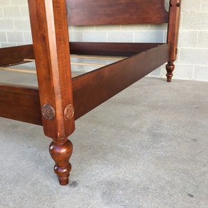 Ethan Allen British Classics Tester Queen Plantation Poster Bed Frame Shipping is NOT Free or 1 Dollar afbeelding 5