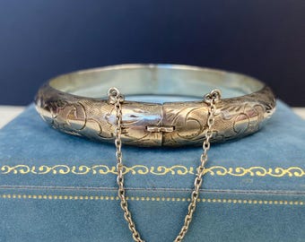 N1169 ヴィンテージ ミッドセンチュリー スターリングシルバー 彫刻