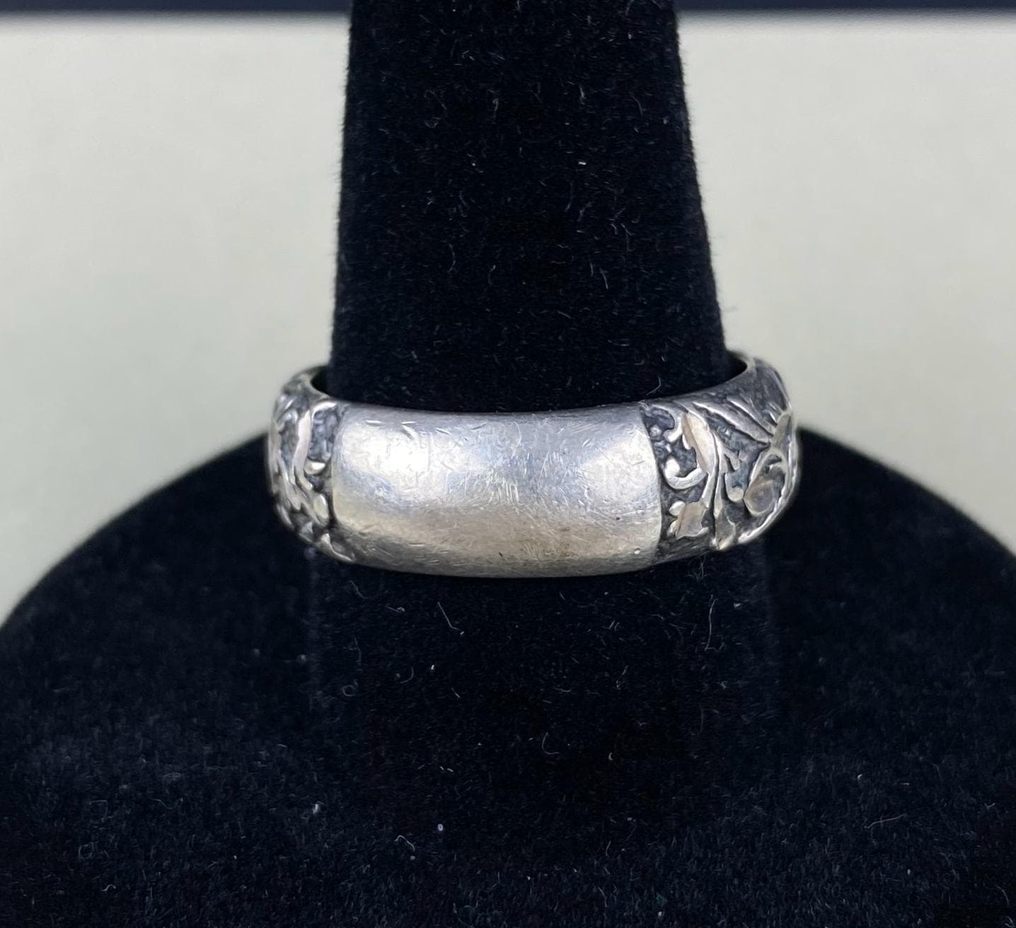N0802 Vintage Carolyn Pollack Relios Sterling Silver Handmade Band