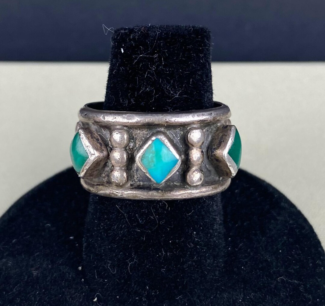 N0427 Vintage/north American RING /southwest RING / Sterling Silver ...