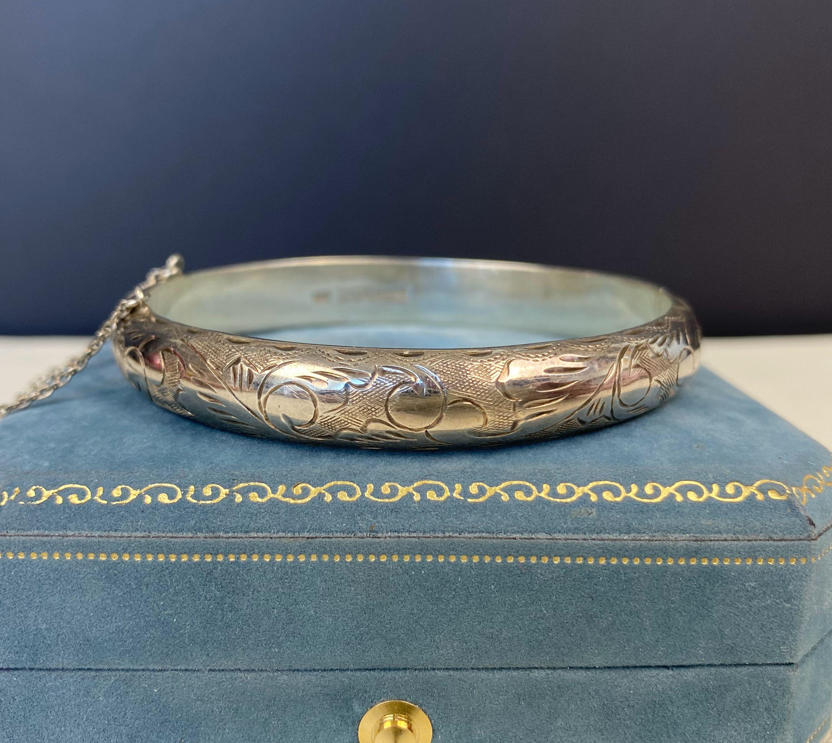 N1169 ヴィンテージ ミッドセンチュリー スターリングシルバー 彫刻