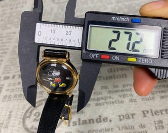 N1395 ヴィンテージ パルサー ミッキーマウス クォーツ腕時計 / ユニ
