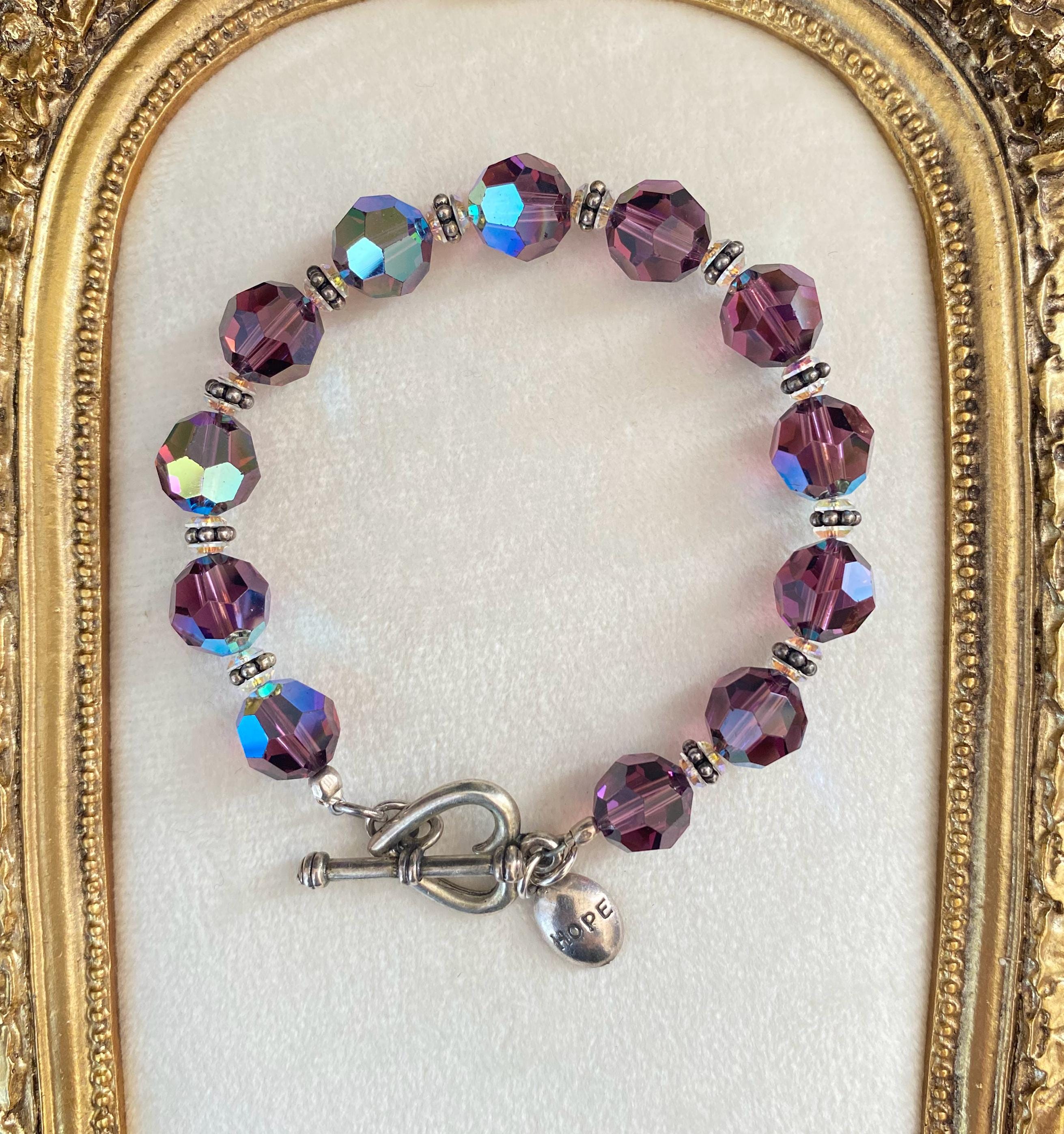 N0579 ヴィンテージ マルベリー ビーズ ブレスレット / シルバー 925