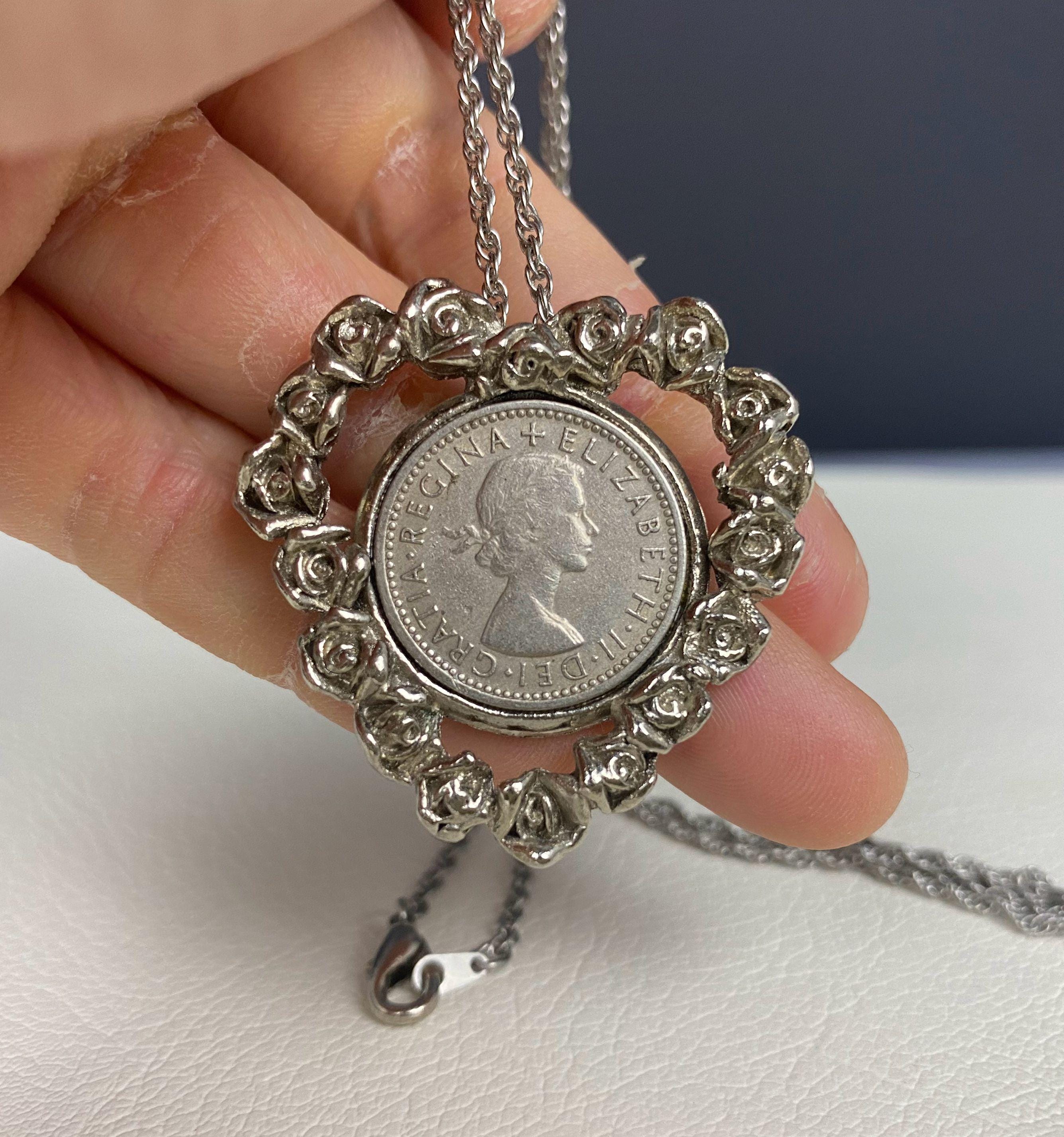 1963 coin pendants - Etsy 日本