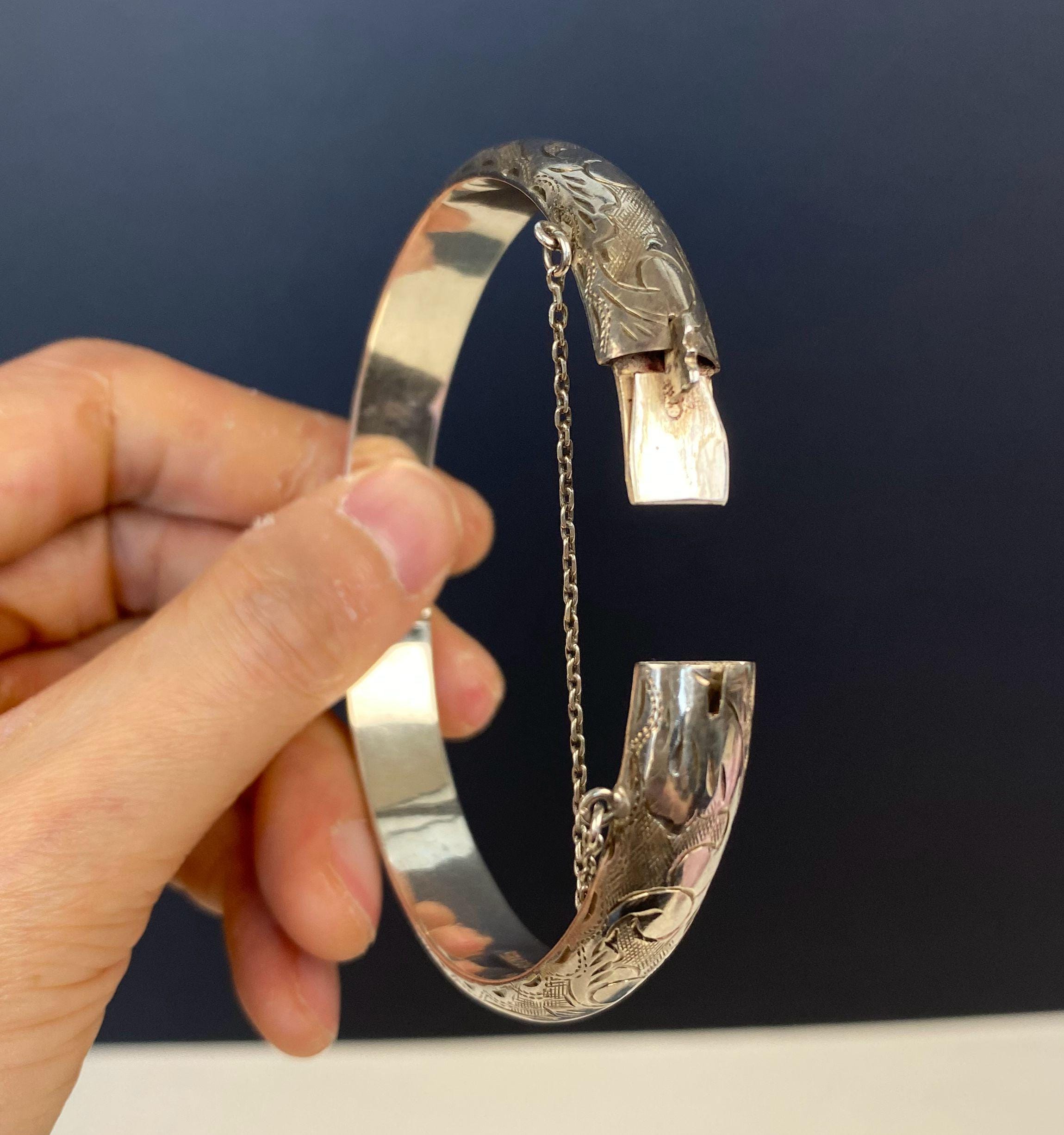 N1169 ヴィンテージ ミッドセンチュリー スターリングシルバー 彫刻