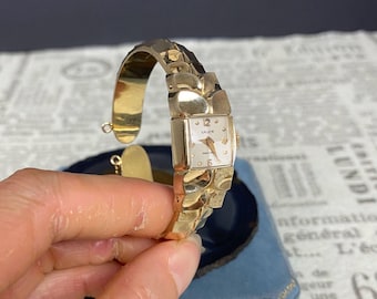 Vintage Gruen Precision Engraved‎ Women\'s Bangle Watch 1/2010K.G.F. Untested Vintage Gruen Precision Engraved Women main image 4