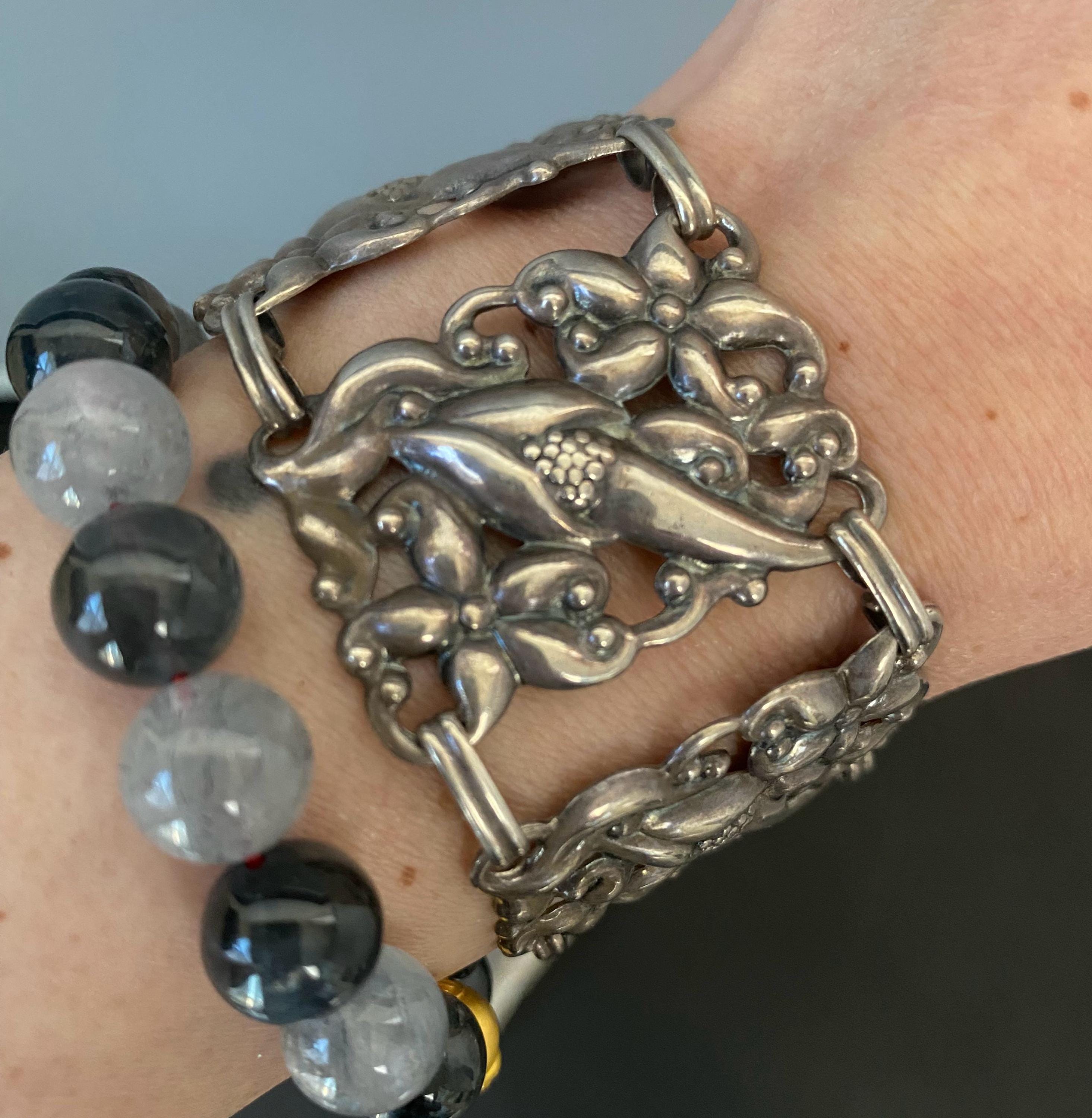 ブレスレット LANARCHIVE engraved ball bracelet Personalized Eye Bracelet Drawing Bracelet Personalized