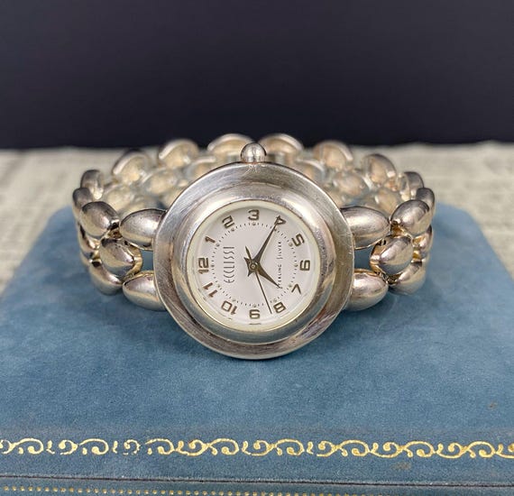 N1307 Vintage ECCLISSI Sterling Silver Women display picture 3