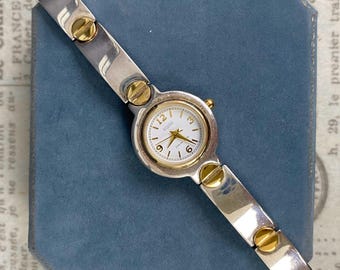 Ecclissi Sterling Silver Quartz Two Tone Wristwatch 32250  display picture 3