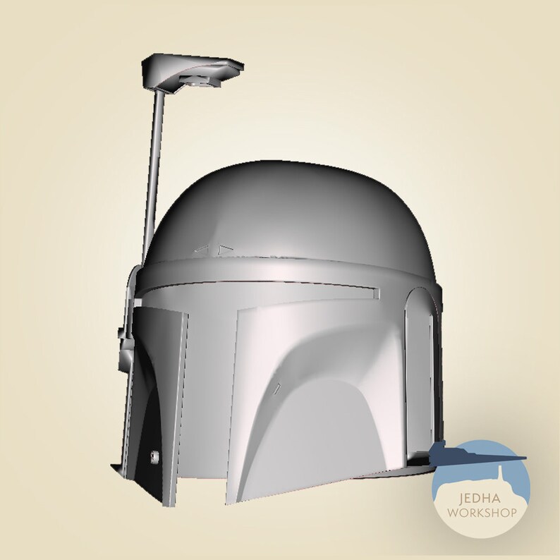 Star Wars Jango Fett Helmet 3D Print .STL Files - Etsy Hong Kong