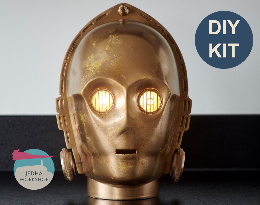 C3PO DIY Helmet Kit Star Wars Seethreepio Etsy