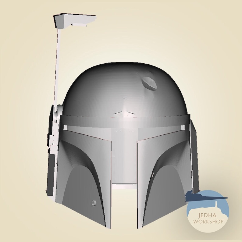 Star Wars Boba Fett Helmet 3D Print .STL Files Star Wars Boba Fett Helmet 3D Print .STL Files