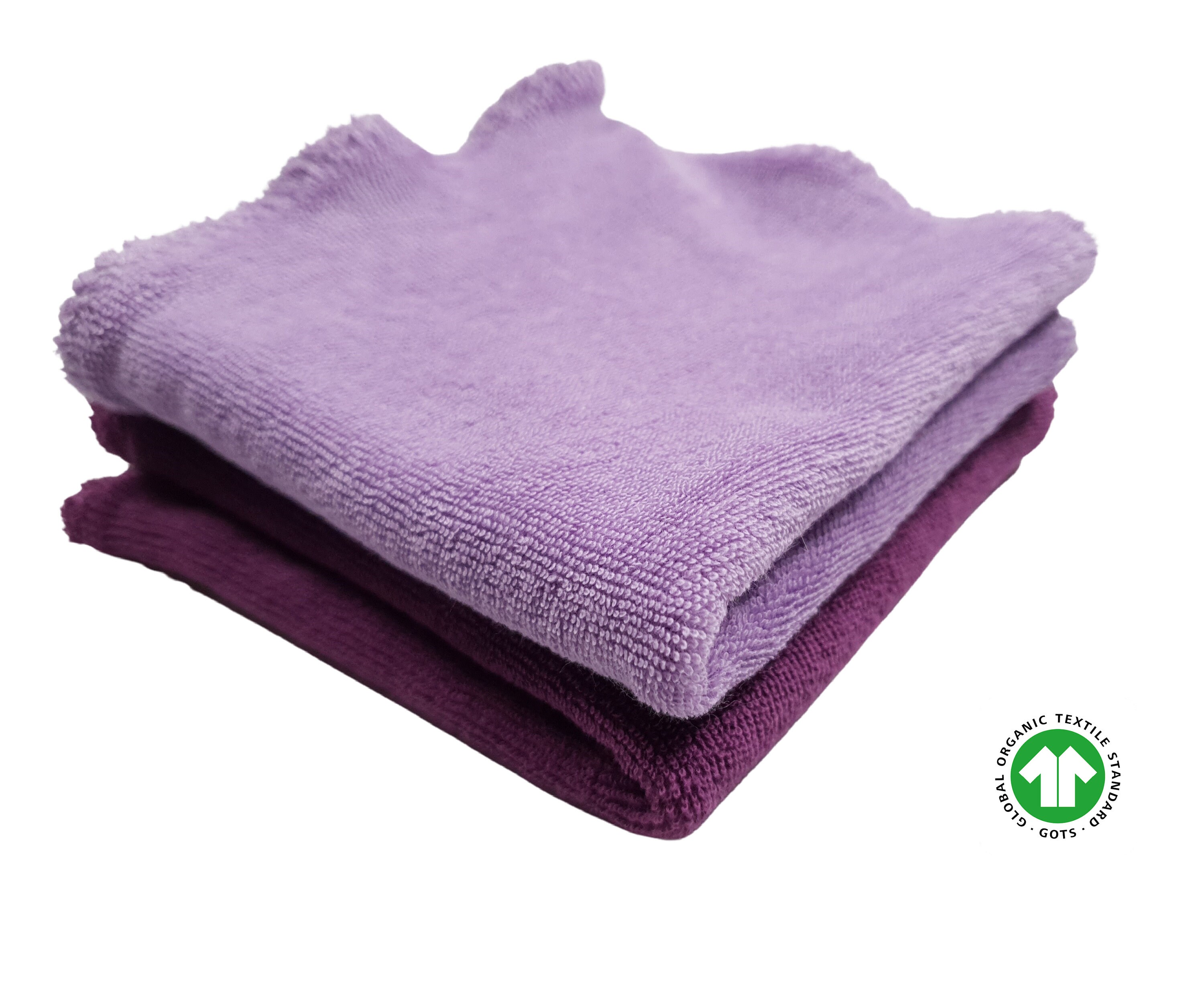 Microfibres en Coton Biologique Microcotons X2 - Blueberry/Plum