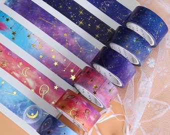 Starry message series washi gold foil tape