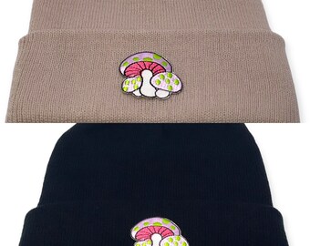 Gorro con champiñones de Wool + Pepper Co.