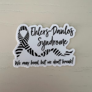 Ehlers Danlos Syndrome Awareness Vinyl Sticker - Waterproof EDS Decal