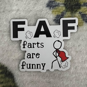 F.A.F Farts Are Funny Lightweight Magnet