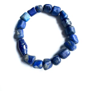 Natürliches Lapislazuli Armband, 0,8 mm Perlen Armband, handgemachte Energie Armband für Unisex, seltene Kristallperlen Armband, heilende Lapislazuli Perlen