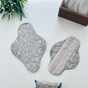 Reusable menstrual pads, CSP Panty liner, Organic cloth pad towelling Bamboo pantyliner,Sanitary Napkins Breathable Zero Waste, eco friendly