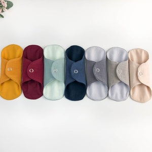 Organic panty liners, reusable cloth panty liner, soft and leakproof cotton flannel panty liners, light flow pads, daily panty liners