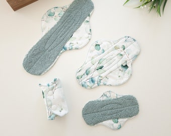 Reusable menstrual pads, CSP Panty liner, Organic cloth pad towelling Bamboo pantyliner,Sanitary Napkins Breathable Zero Waste, eco friendly