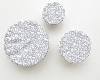 Reusable Cotton Bowl Covers: Washable Fabric Food Storage - Zero Waste