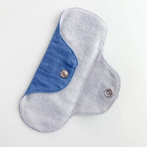 Wiederverwendbare Slipeinlage aus Bio-Baumwolle: 15 cm Stoffeinsatz