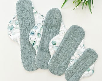 Reusable menstrual pads, CSP Panty liner, Organic cloth pad towelling Bamboo pantyliner,Sanitary Napkins Breathable Zero Waste, eco friendly