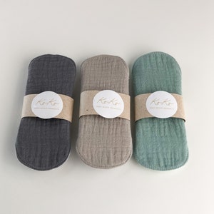 Organic panty liners, reusable cloth panty liner, soft and leakproof cotton flannel panty liners, light flow pads, daily panty liners