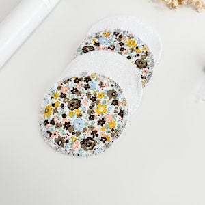 cotton wattepads, sustainable pads , make-up removal pads for washing, cosmetic pads, zero-waste cotton face caps, Environmentally friendly