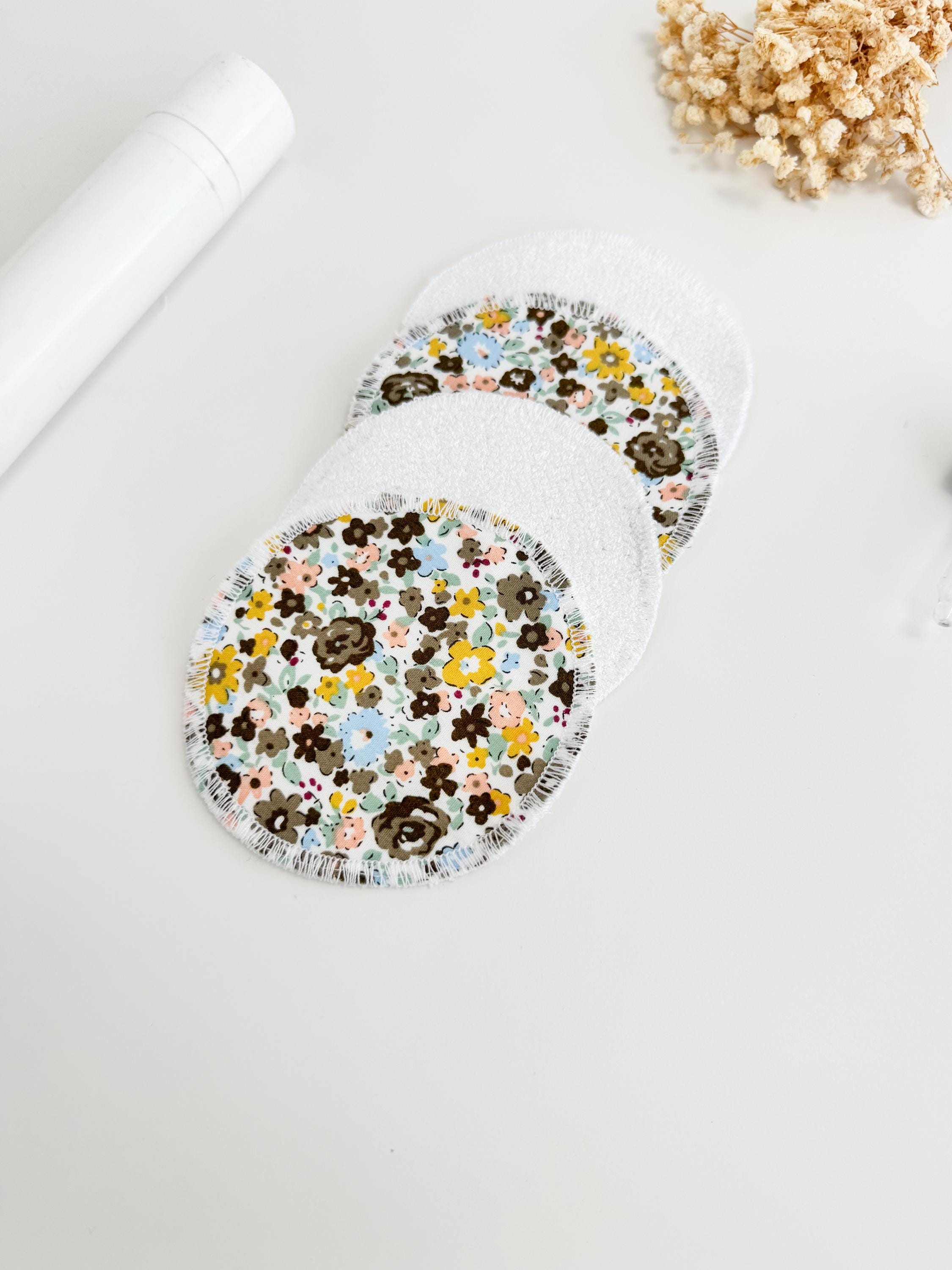 cotton wattepads, sustainable pads , make-up removal pads for washing, cosmetic pads, zero-waste cotton face caps, Environmentally friendly